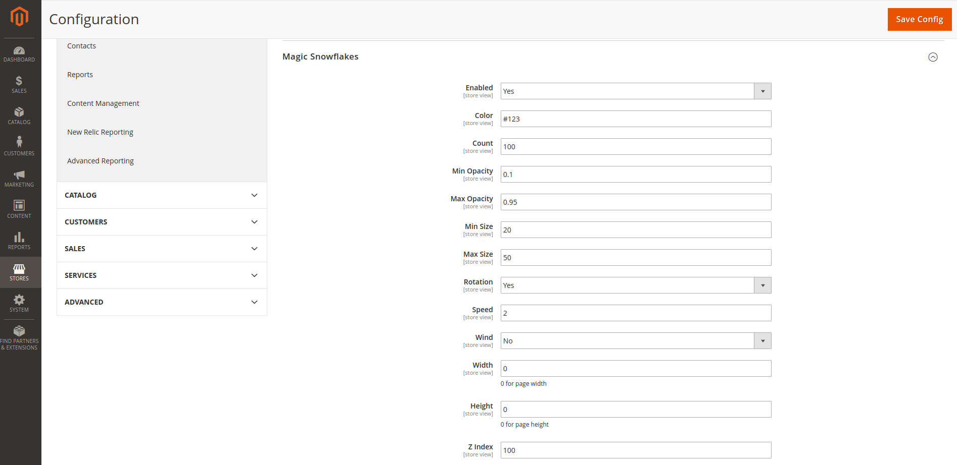 Configurations