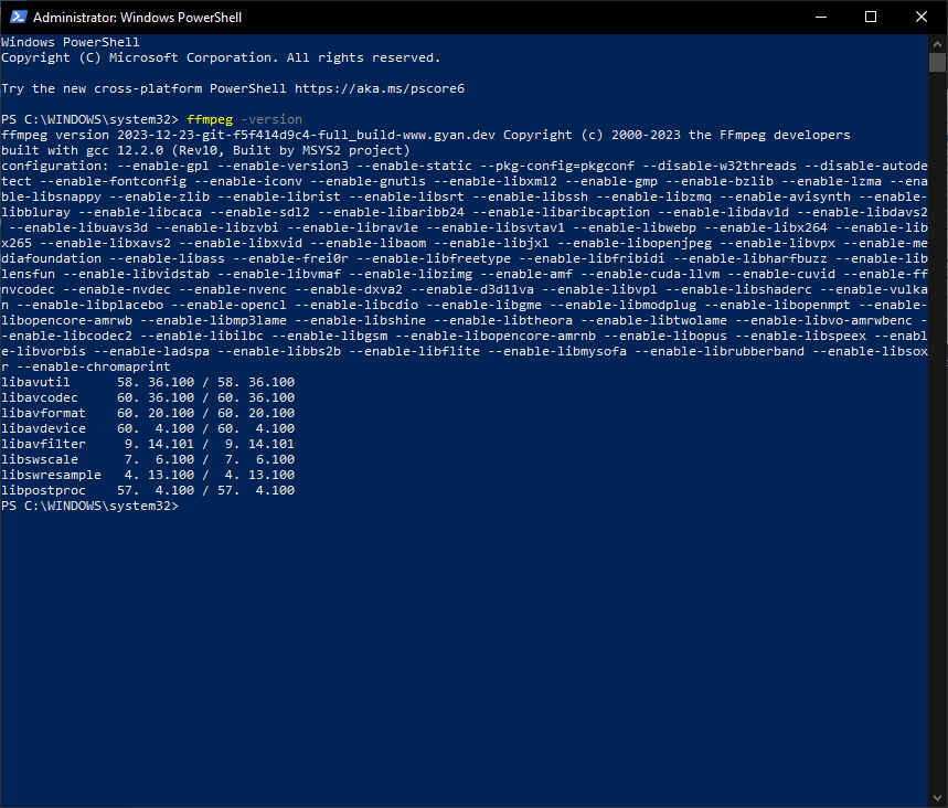 Running the command in Power Shell and it spews a bunch of nonsense but nothing about the command not being found