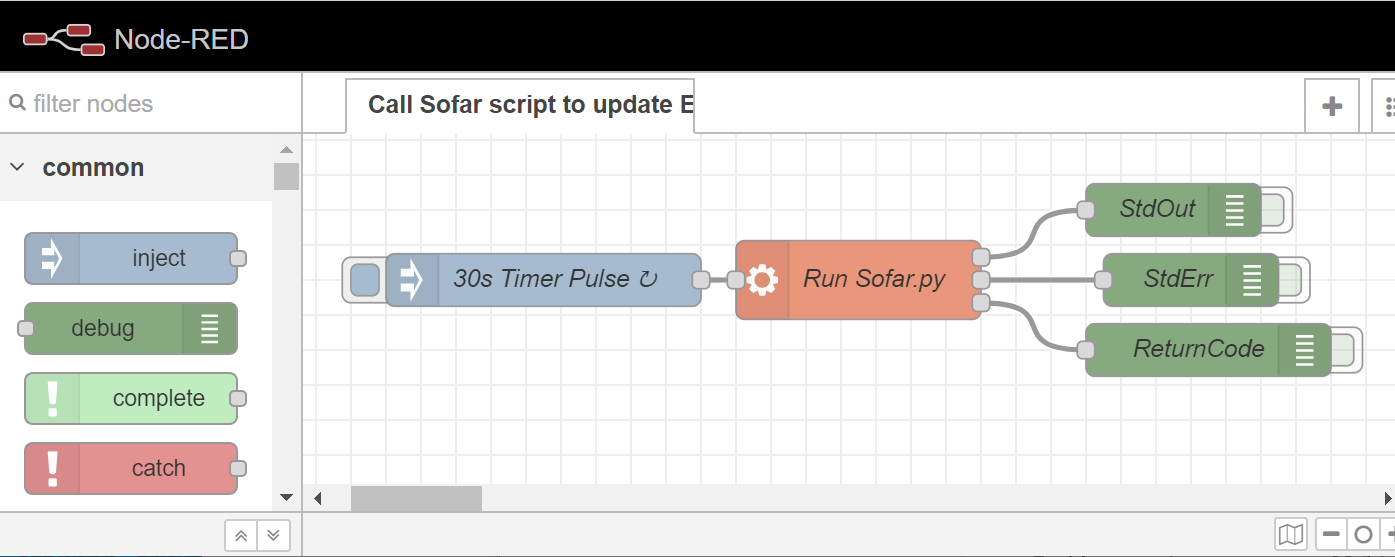 Node-RED Timer Script