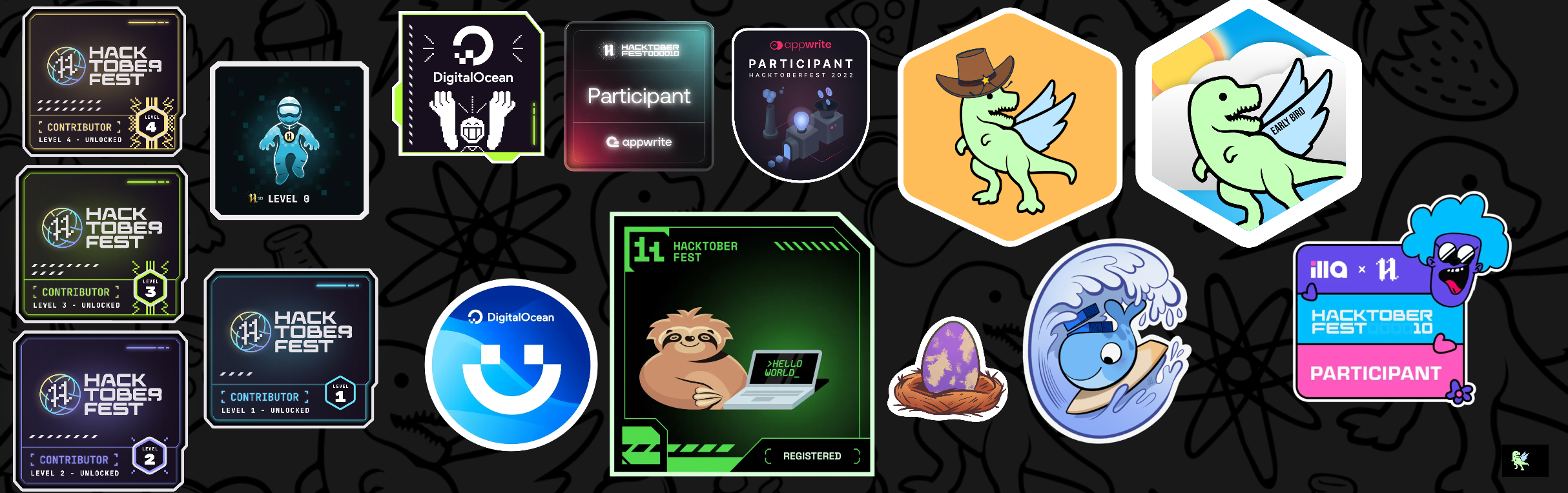 @boshrajaber's Holopin board