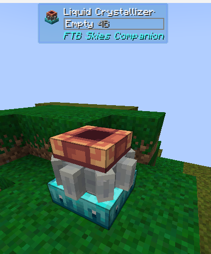 A preview of what the crystallization machine looks like