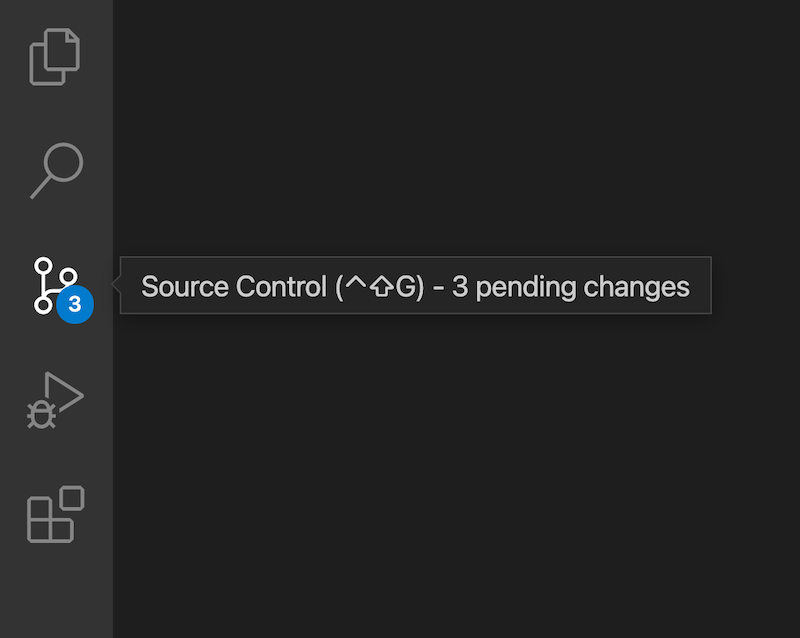 Visual studio code source control icon