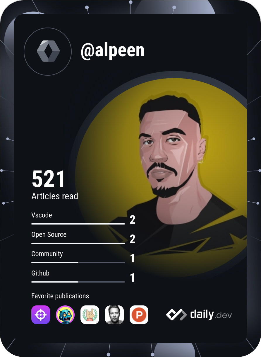 Alperen Dirik's Dev Card