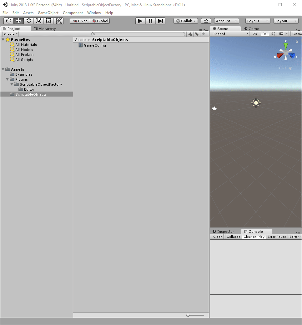 ScriptableObjectFactory