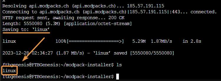 linuxinstallerindir