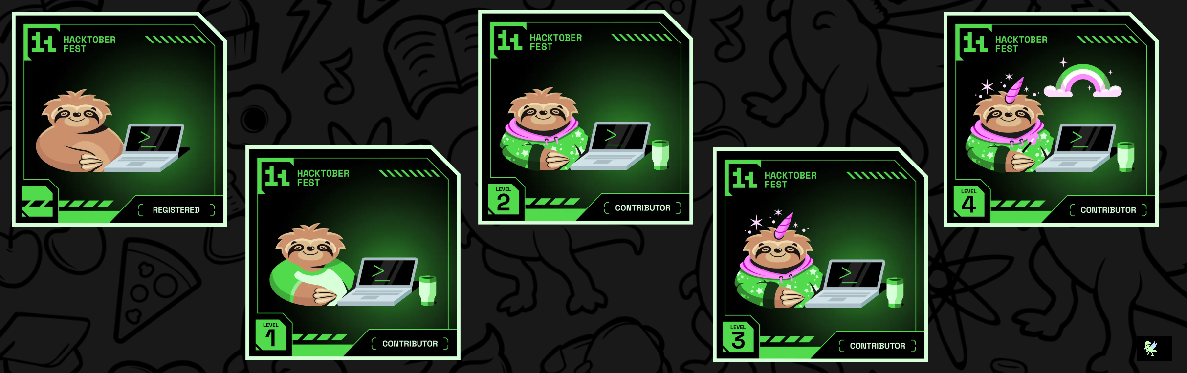 An image of @laibakhalil61's Holopin badges, which is a link to view their full Holopin profile