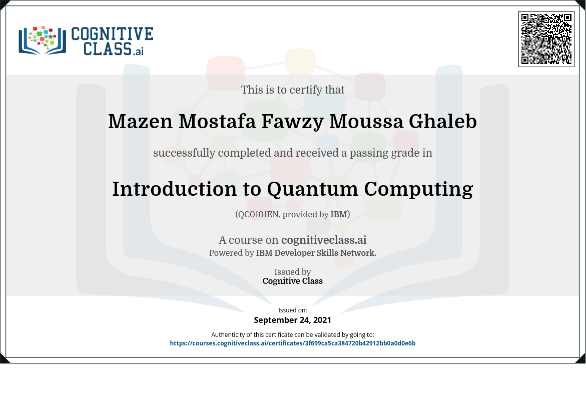 Introduction To Quantum Computing