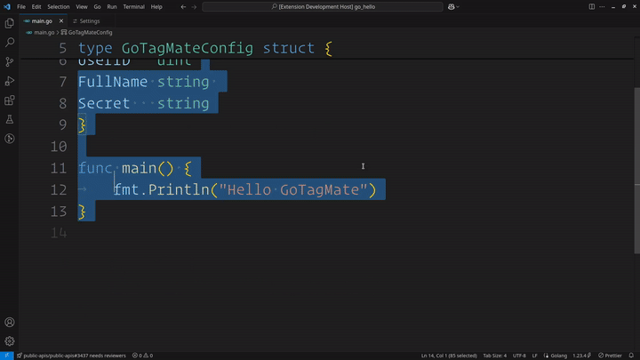 GoTagMate Usage GIF