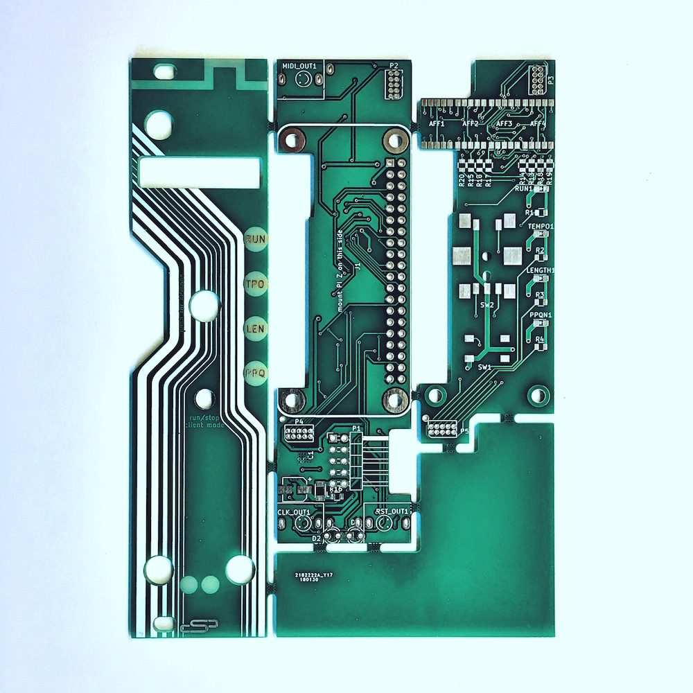 Pic of the PCB with Panel and displayboard