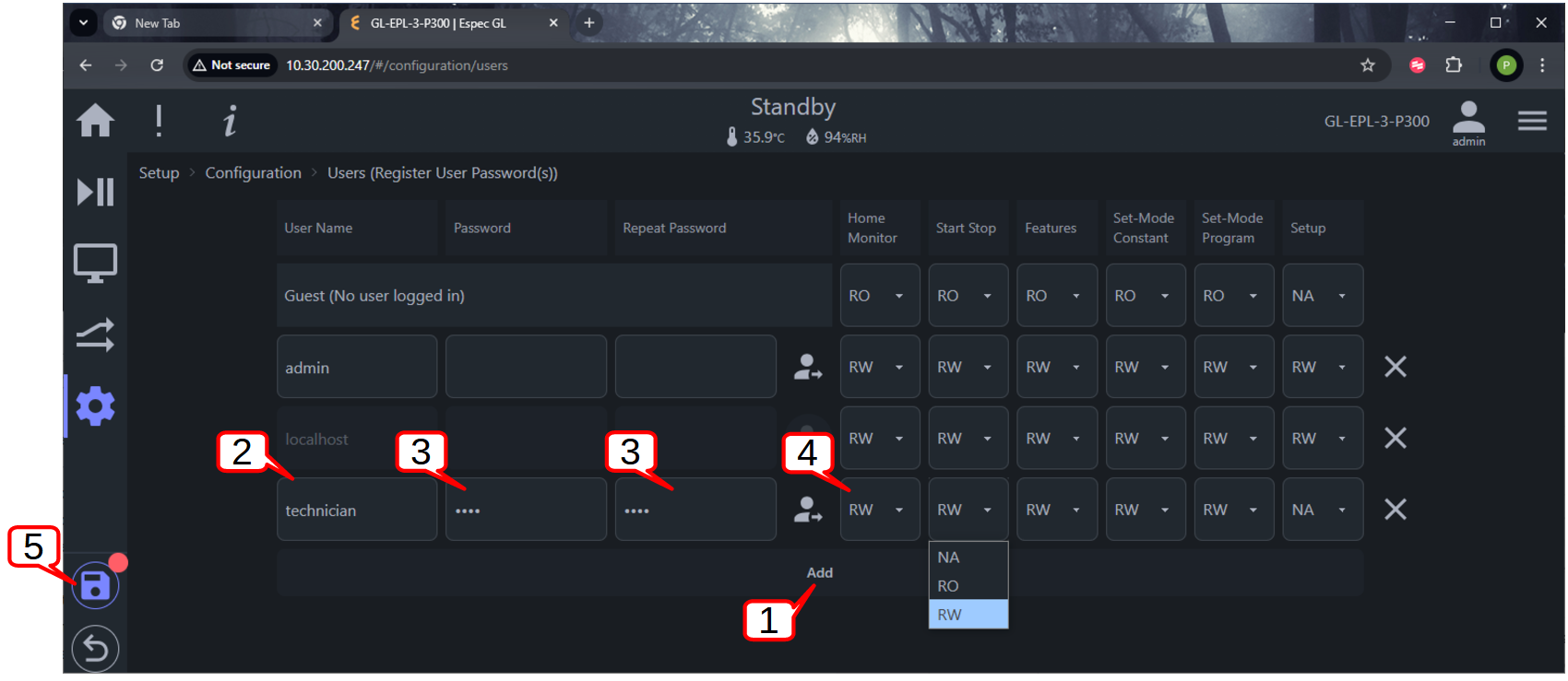Creating or Adding a new user account