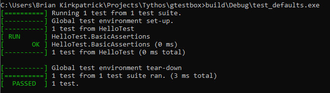 GitHub - Tythos/gtestbox: Basic scaffold / example of streamlined gtest ...