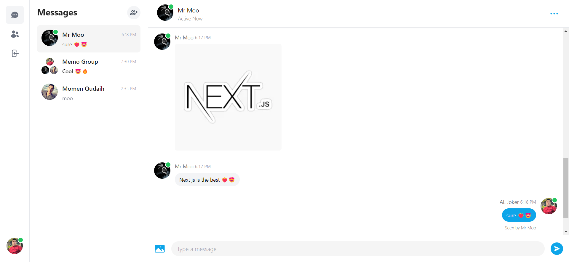 Next13-Messenger Screenshot