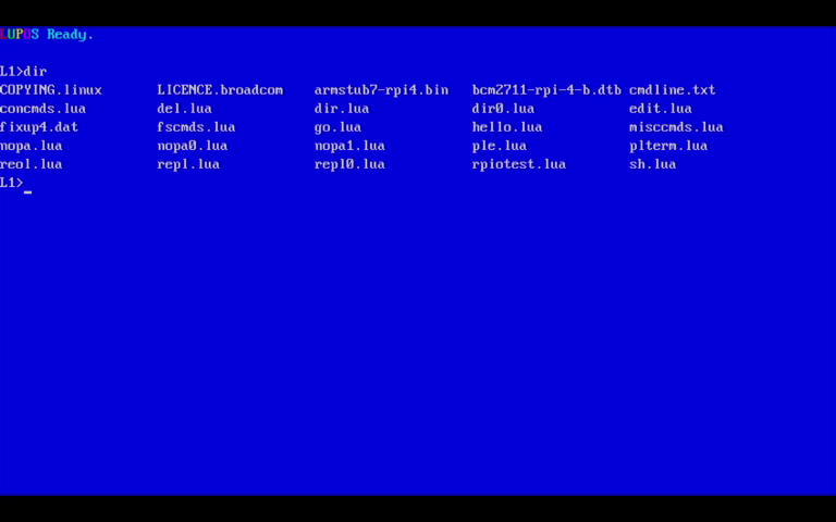 GitHub - olfp/lupos: Lua on Pi OS - a bare metal Lua environment for ...