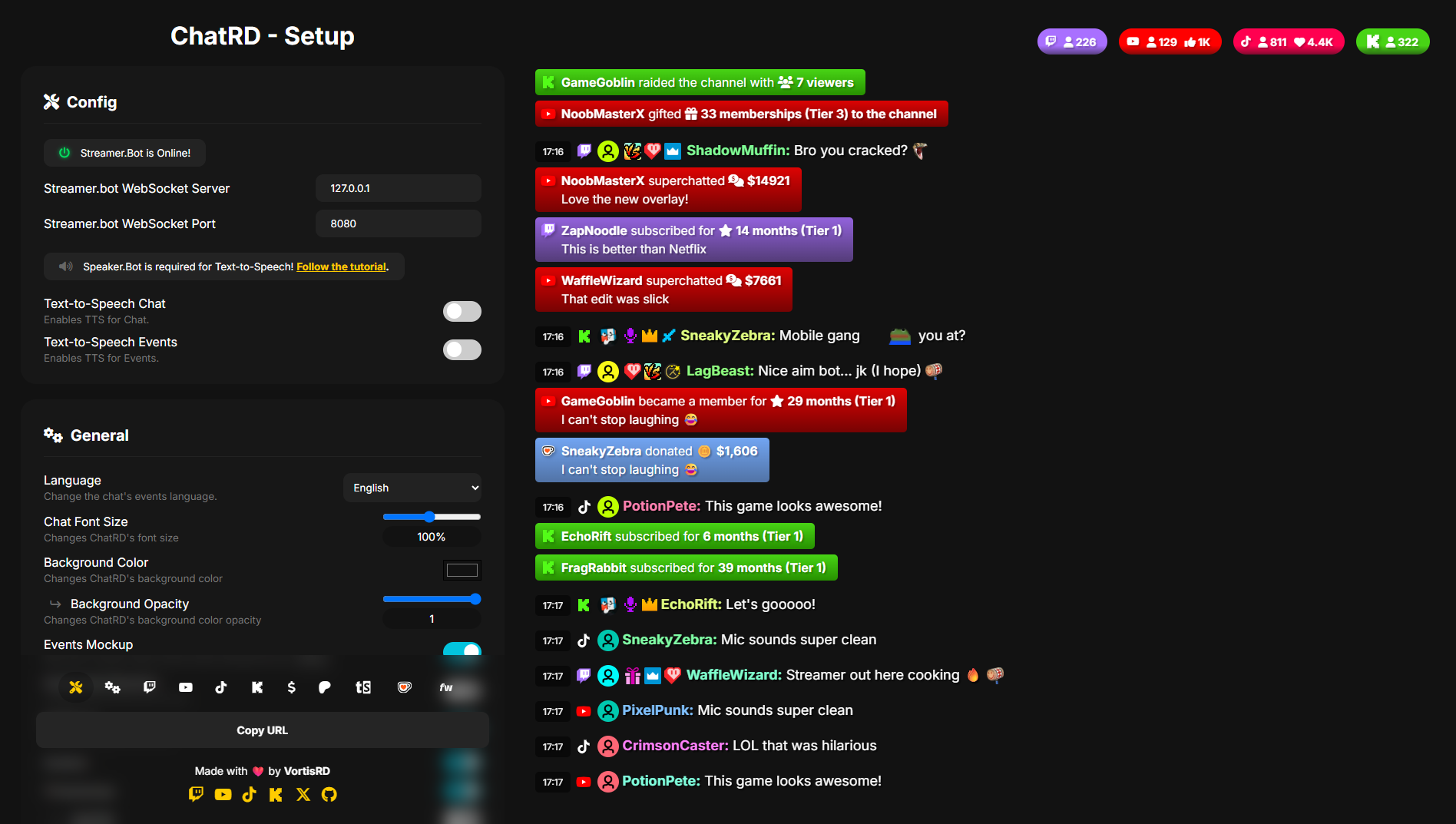 ChatRD Config UI