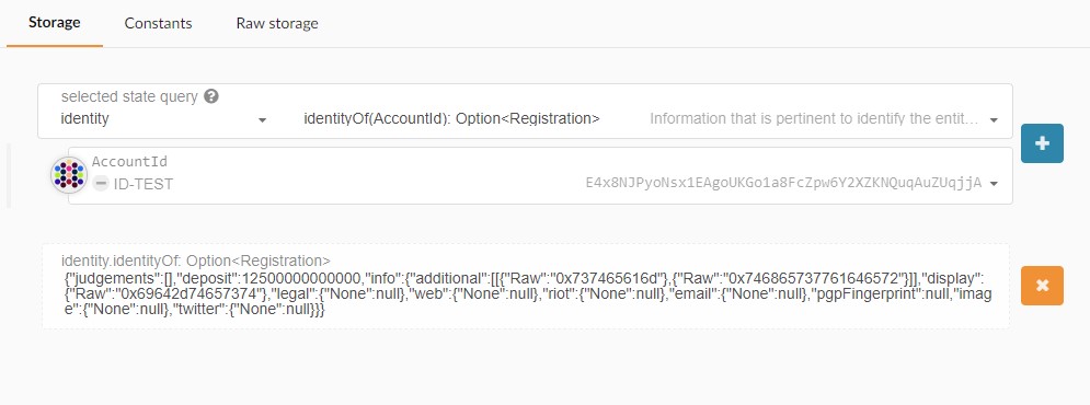 Raw values of custom fields are available on-chain