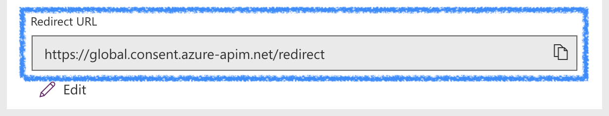 Redirect URL