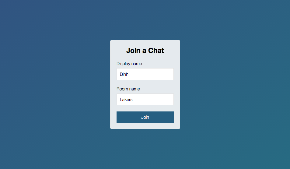 Chat Login