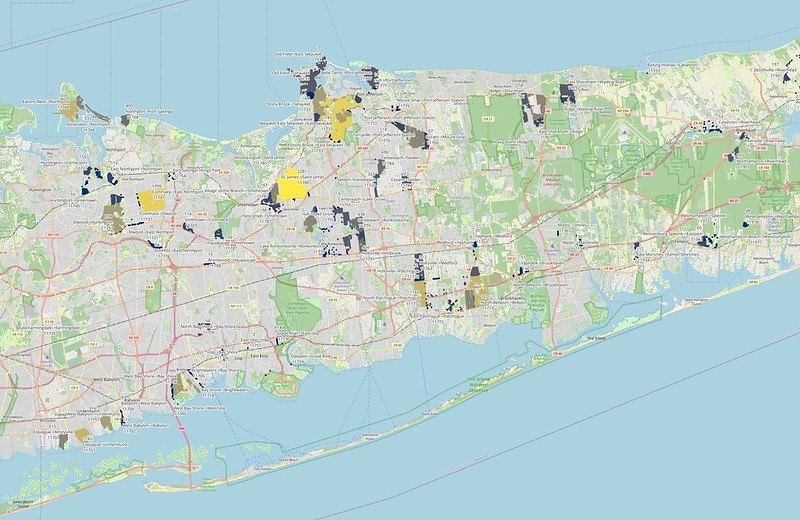 City name changes - western Suffolk County