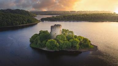 Cloughoughter Castle in Lough Oughter, County Cavan, Ireland (© 4H4 PH/Shutterstock)