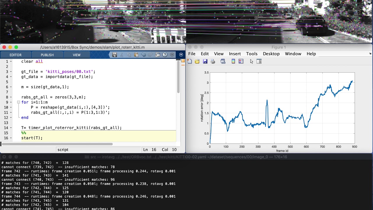 Watch a demonstration in the KITTI dataset