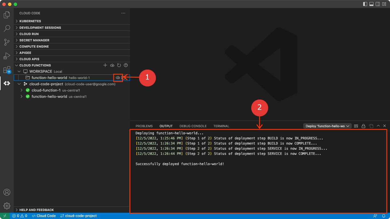 Cloud Functions Deployment