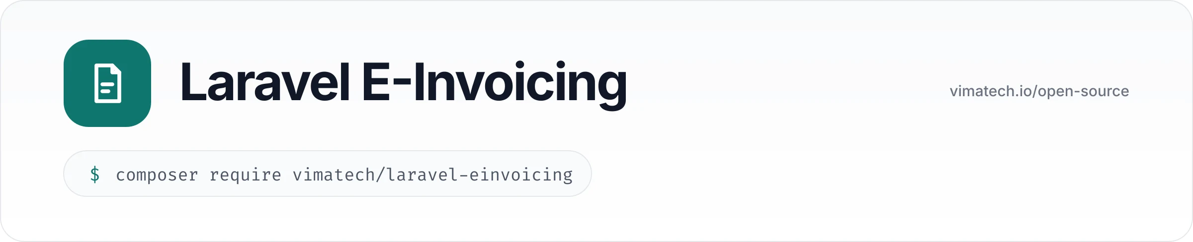 Laravel E-Invoicing
