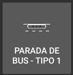 Parada de bus tipo 1