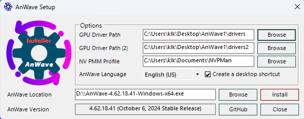 AnWave Setup