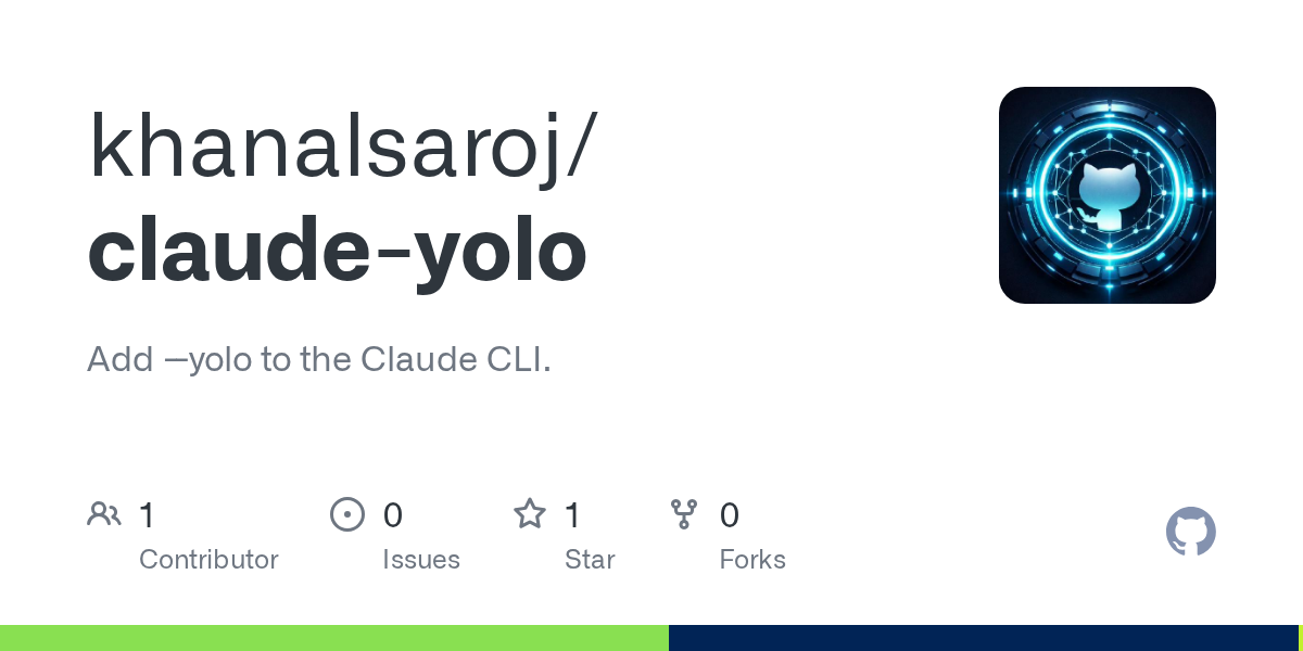 claude-yolo - PATH shim that rewrites a long CLI flag