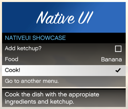 NativeUI Example