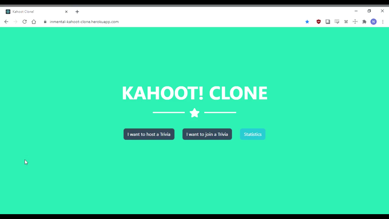 Imagen 1 del kahoot clone