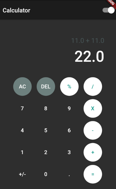 GitHub - rai-soares/flutter-calculator: Flutter Calculator with Dark ...