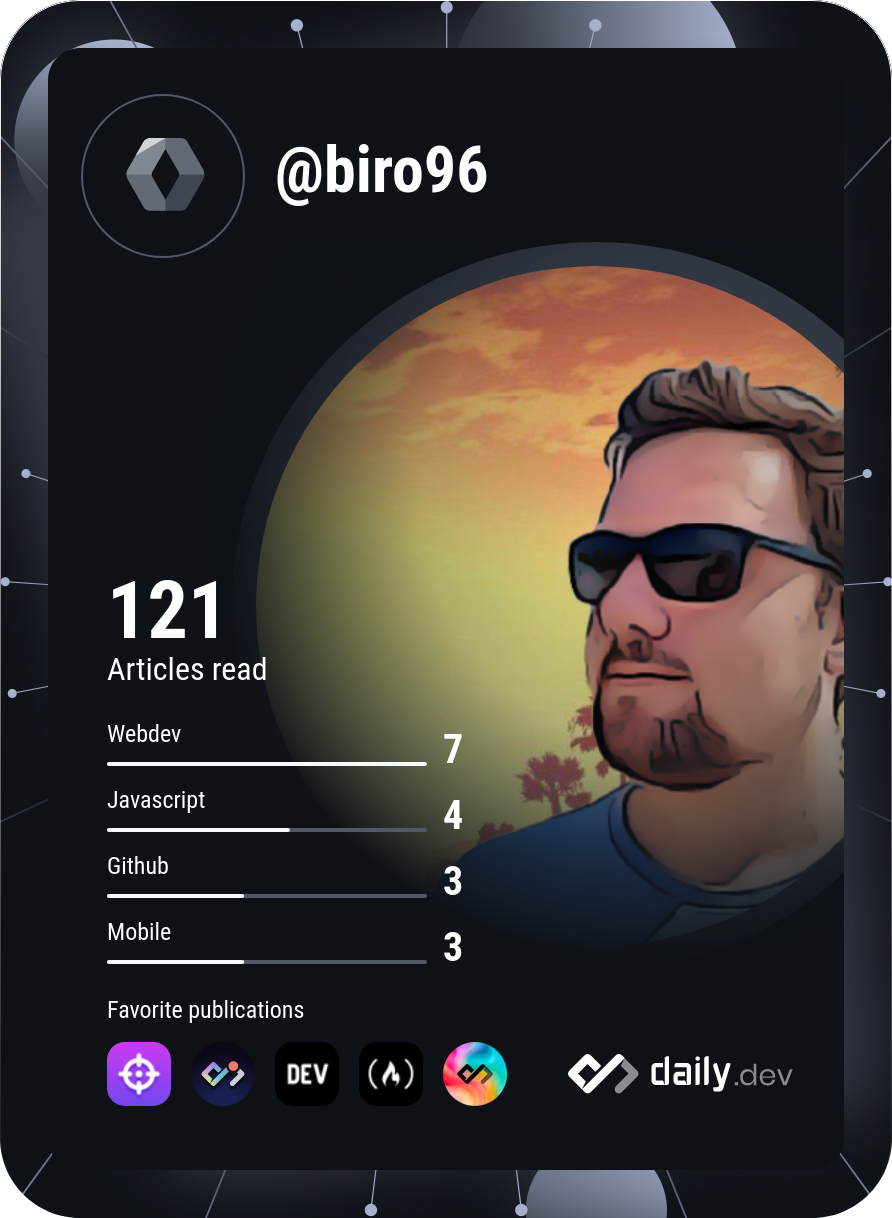 Bihary Roland's Dev Card