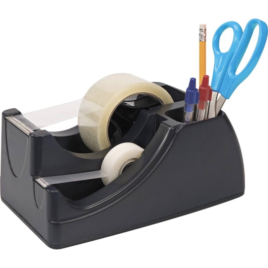 officemate-recycled-2-in-1-heavy-duty-tape-dispenser-black-1