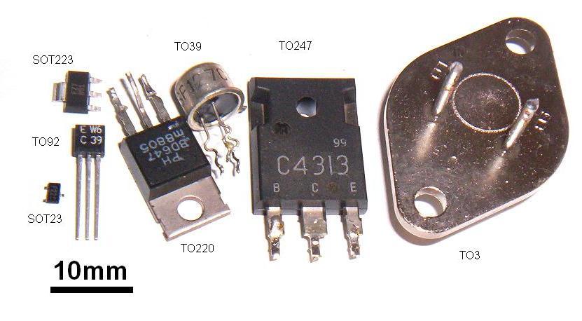 assorted discrete transistors