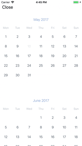 react-native-calendario