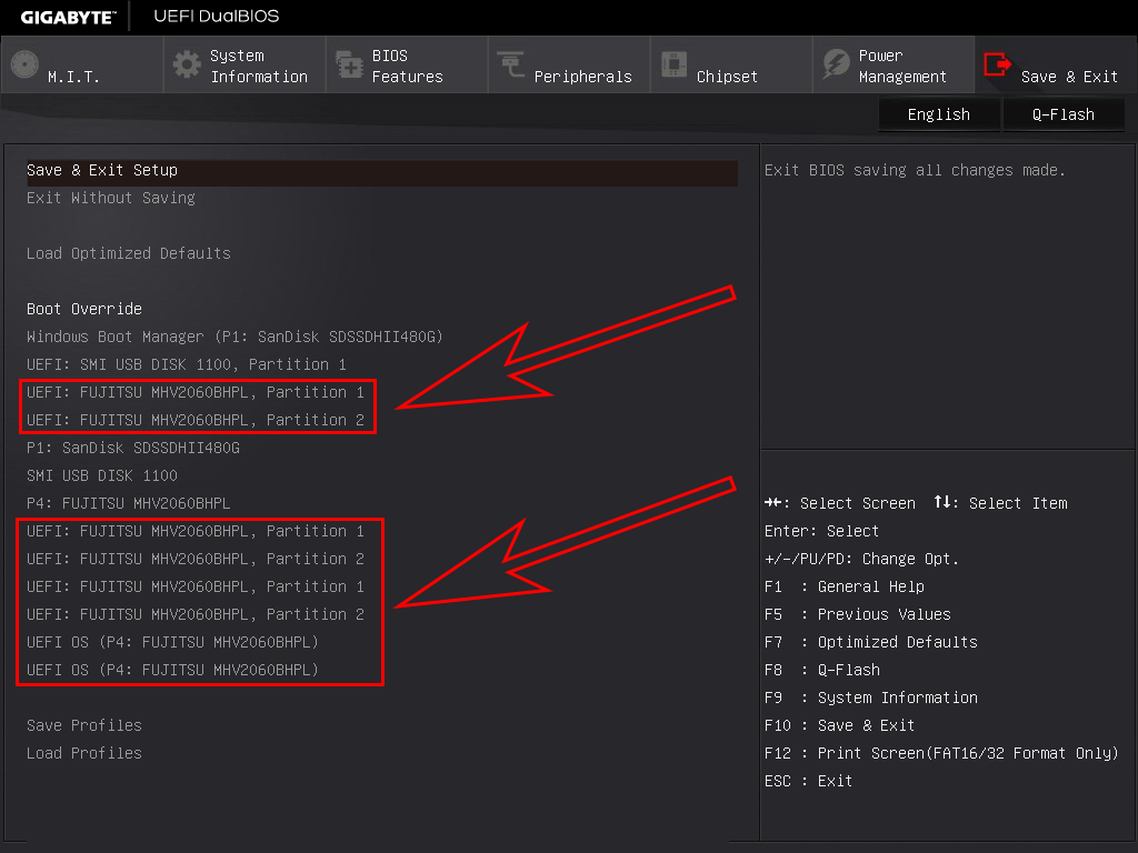 in Gigabyte BIOS pages