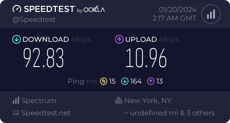 No VPN Speed Test