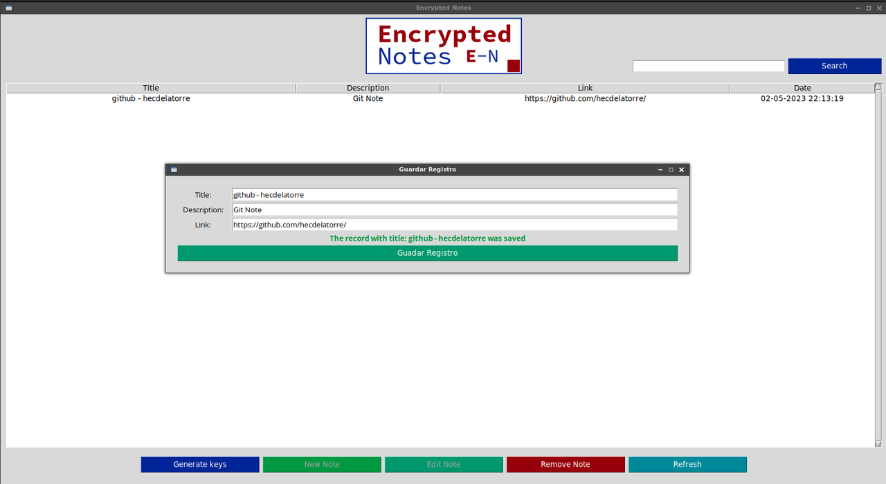 Encrypted-Notes