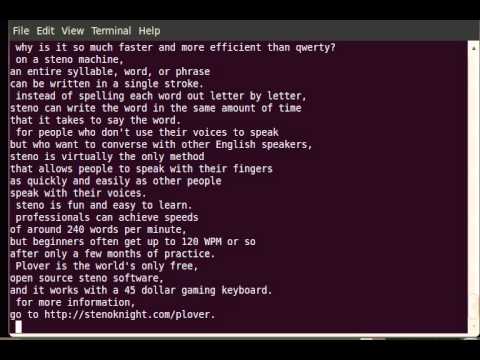 Realtime Text to Speech with Plover