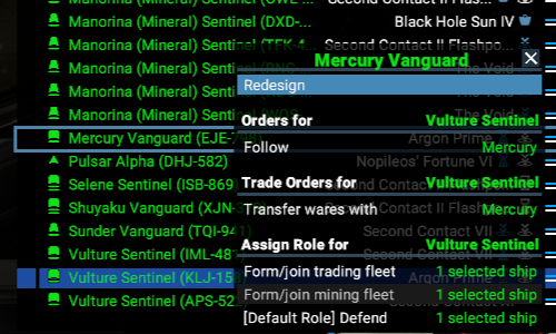 Assigning ships to form civilian fleets in v2.6