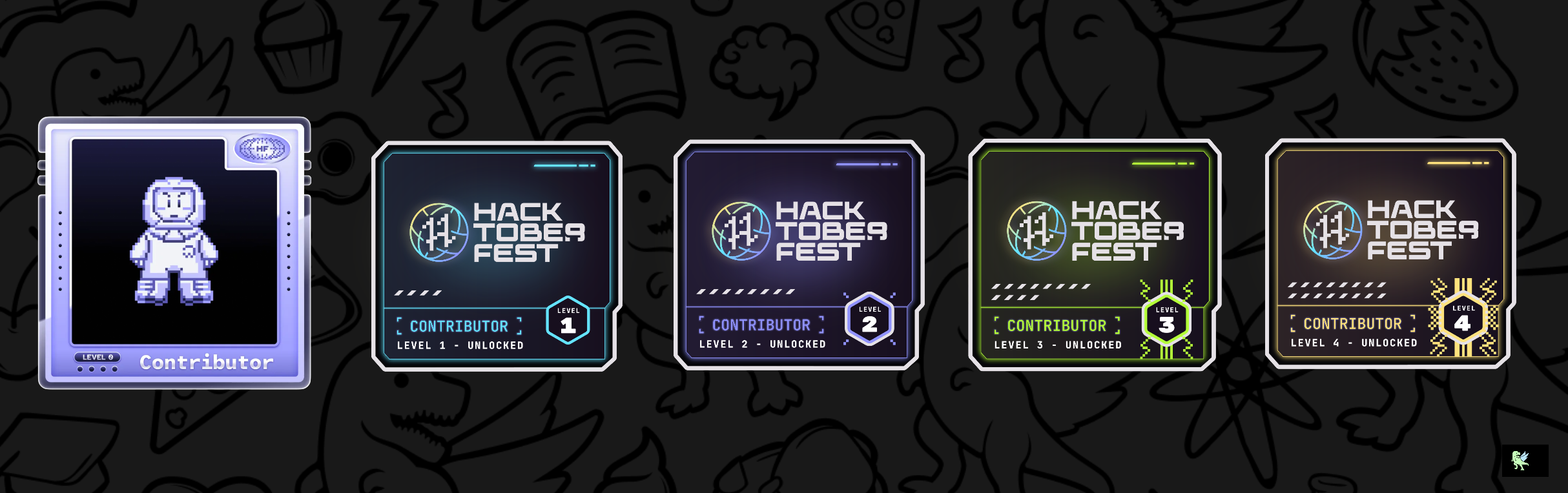 An image of @ideapedyudi's Holopin badges, which is a link to view their full Holopin profile
