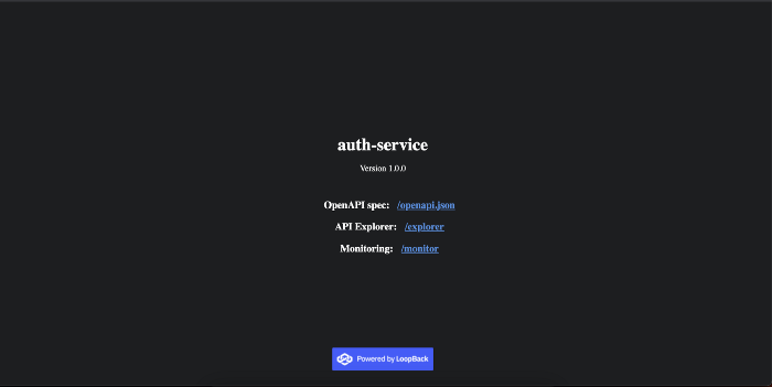 auth services started