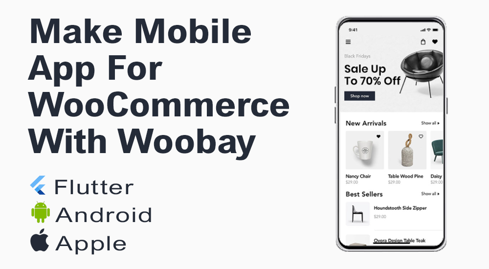 Woobay - Make Mobile App For WooCommerce