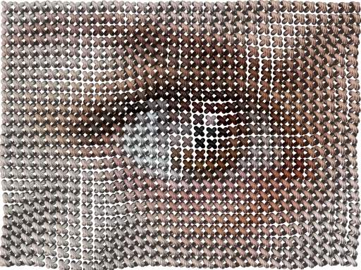 Example of cross-stitch export rendering