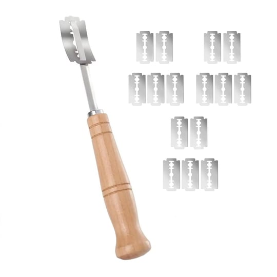 fox-run-stainless-steel-bread-lame-15-blades-and-wood-handle-1