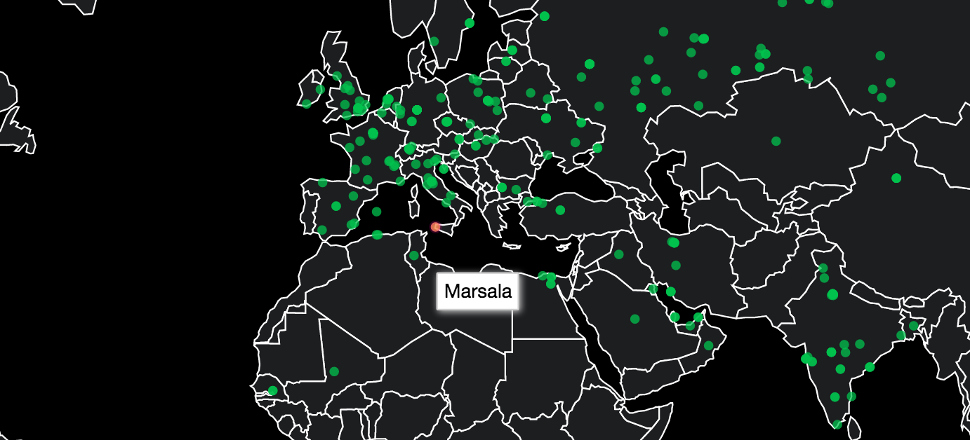 latest map