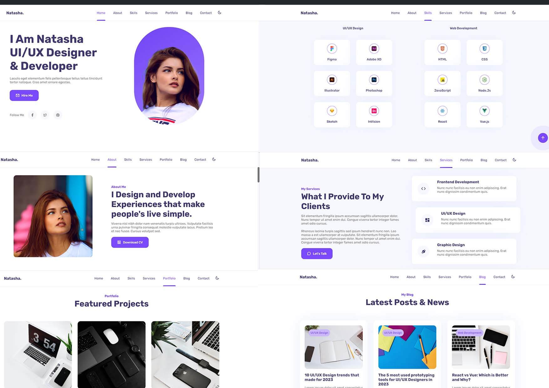 GitHub - Waite0603/Resume-vCard-Collection: About Responsive Personal ...