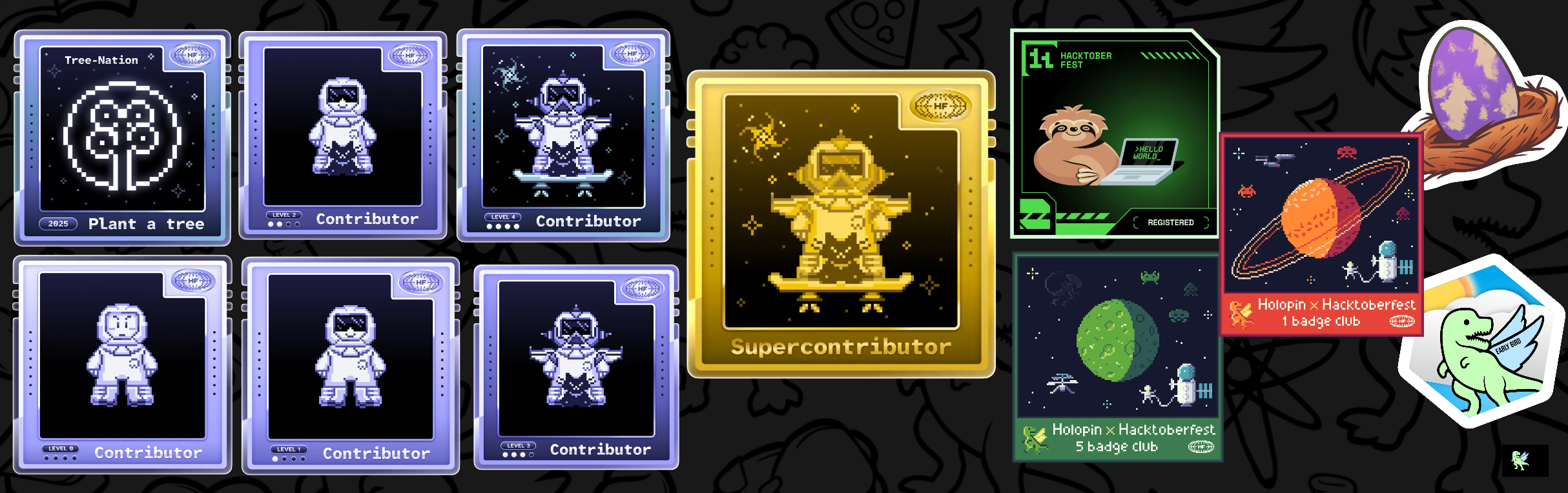 An image of @yashp386's Holopin badges, which is a link to view their full Holopin profile