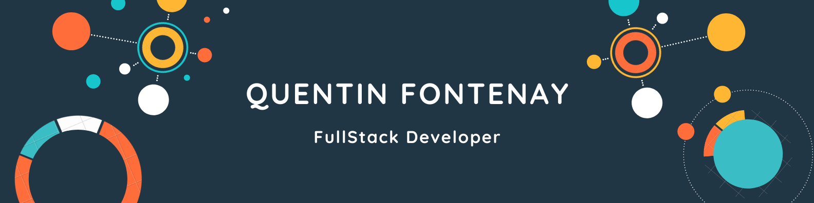 banner that says Quentin Fontenay - developer fullstack